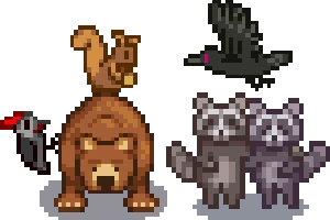Stardew Valley forest creatures